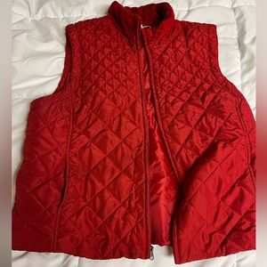 Croft and Barrow red vest